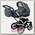 Детская коляска Tutic Impulse 3 в 1, шасси Silver