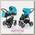 Детская коляска Esspero Newborn Lux 2016 2 в 1, шасси Chrome
