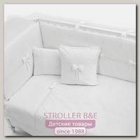 Постельное бельё в кроватку Fiorellino Premium Baby White, 5 предметов