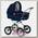 Детская коляска Inglesina Otutto System 3 в 1, шасси Сhrome Bike