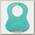 Нагрудник пластиковый детский Happy Baby Baby Plastik Bib (16000)