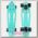Скейтборд RT Y-Scoo Skateboard Fishbone 22' с ручкой и сумкой, 56,6х15