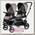 Детская прогулочная коляска для двойни Peg-Perego Duette Pop-Up Completo