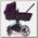 Коляска-люлька для новорожденного Cybex Priam Lux, шасси City Light Chrome