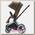 Детская прогулочная коляска Cybex Priam Lux, шасси Trekking Chrome