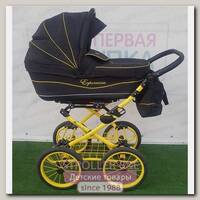 Детская коляска Esperanza Classic Leatherette 2 в 1 (100% замшевая ткань -Большие колеса)