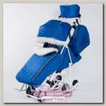 Санки-коляска Pikate Снеговик с опушкой
