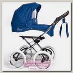 Детская коляска Nastella Luxe Eco 2 в 1, эко-кожа, шасси White