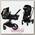 Детская коляска Cybex Priam Lux FC Birds of Paradise 2 в 1