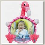 Безопасное детское зеркальце в автомобиль WeeWise Фламинго